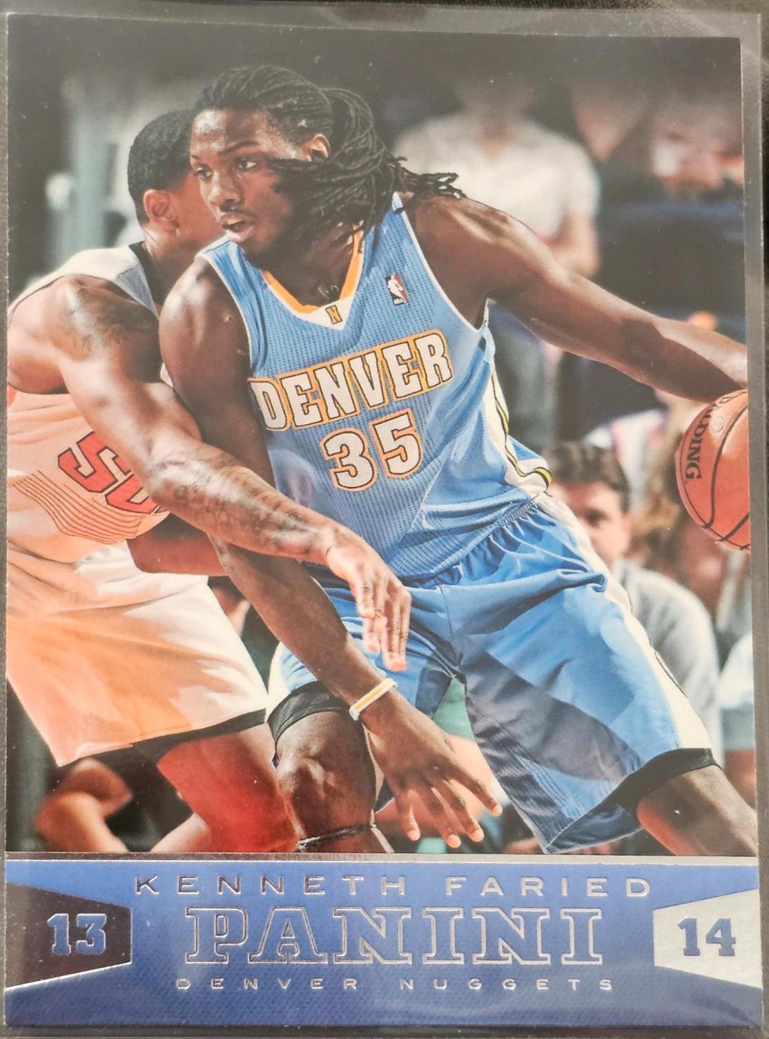 Kenneth Faried #80 Basketball Cards 2013 Panini