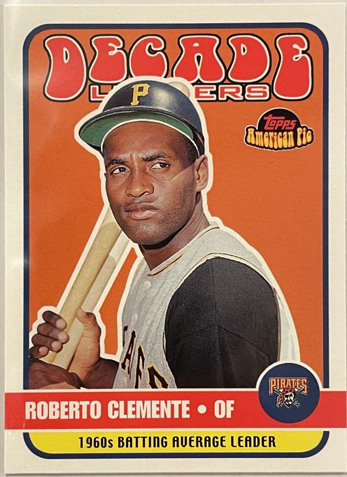 Roberto Clemente #DL6 Baseball Cards 2001 Topps American Pie Decade Leaders