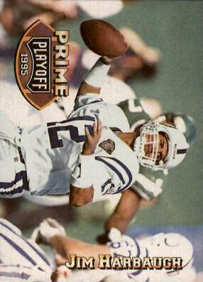 Jim Harbaugh #148 1995 Playoff Prime Football