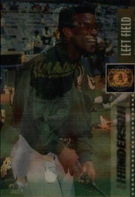 Rickey Henderson #4 Baseball Cards 1995 Sportflix