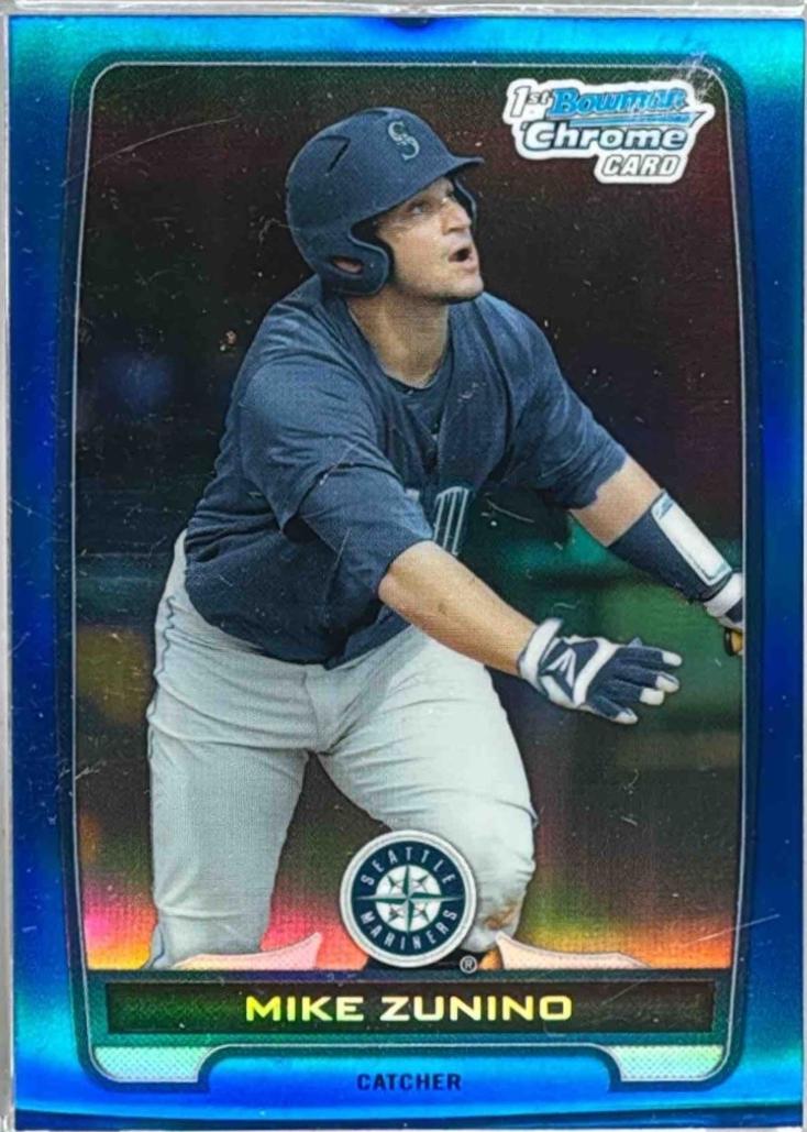 Mike Zunino #25 2012 Bowman Chrome Draft Picks & Prospects Baseball