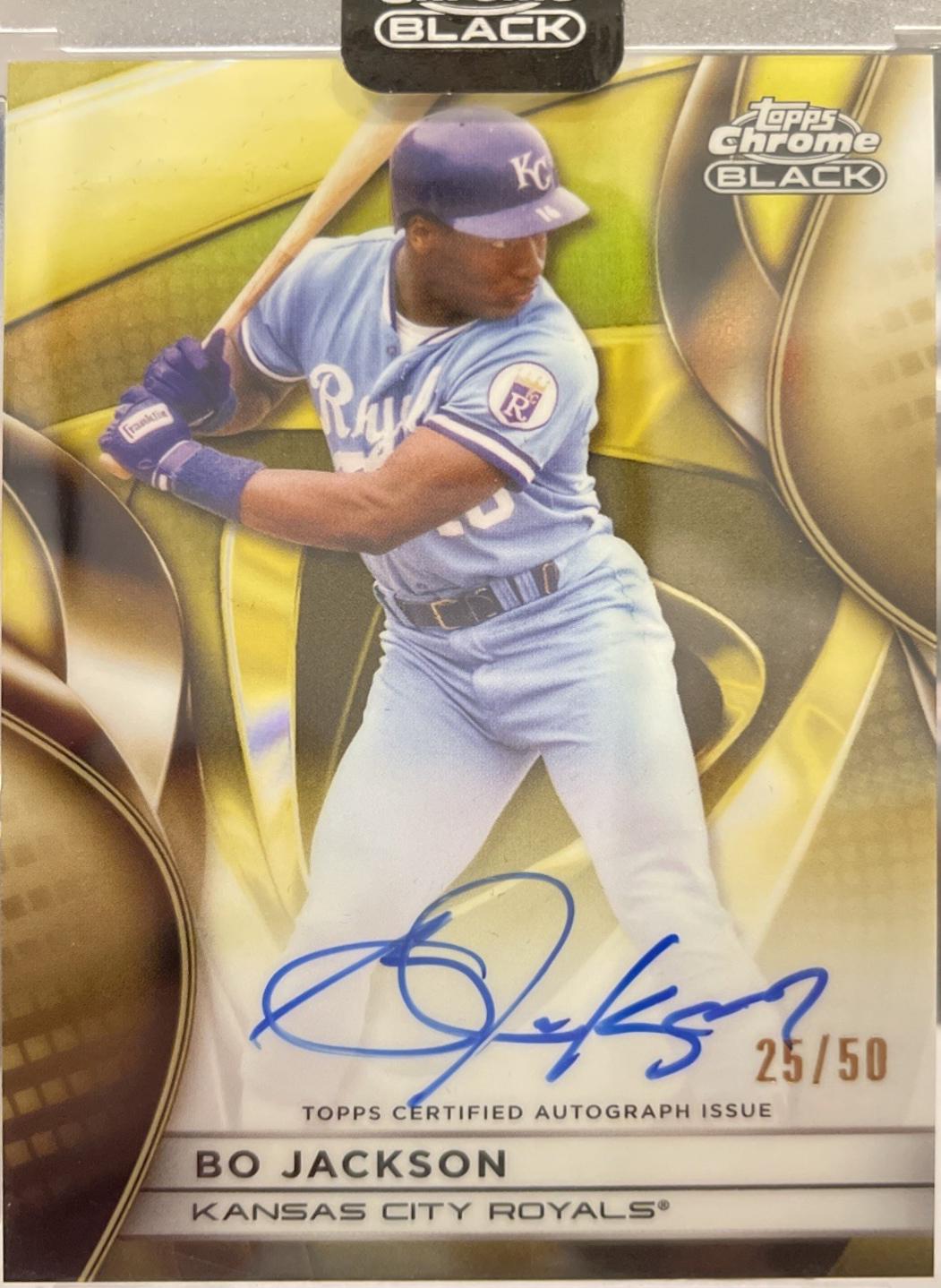 Bo Jackson [Gold Refractor] #CBA-BJ