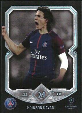 Edinson Cavani #33 Soccer Cards 2017 Topps Museum Collection UEFA Champions League