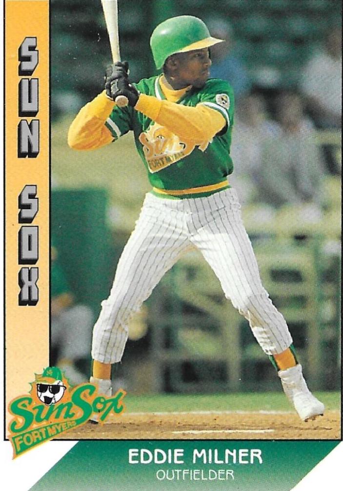 Eddie Milner #25 Baseball Cards 1991 Pacific Senior League