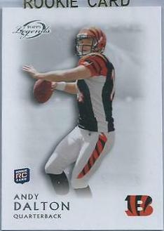 Andy Dalton #42 Football Cards 2011 Topps Legends