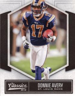 Donnie Avery #90 Football Cards 2010 Panini Classics