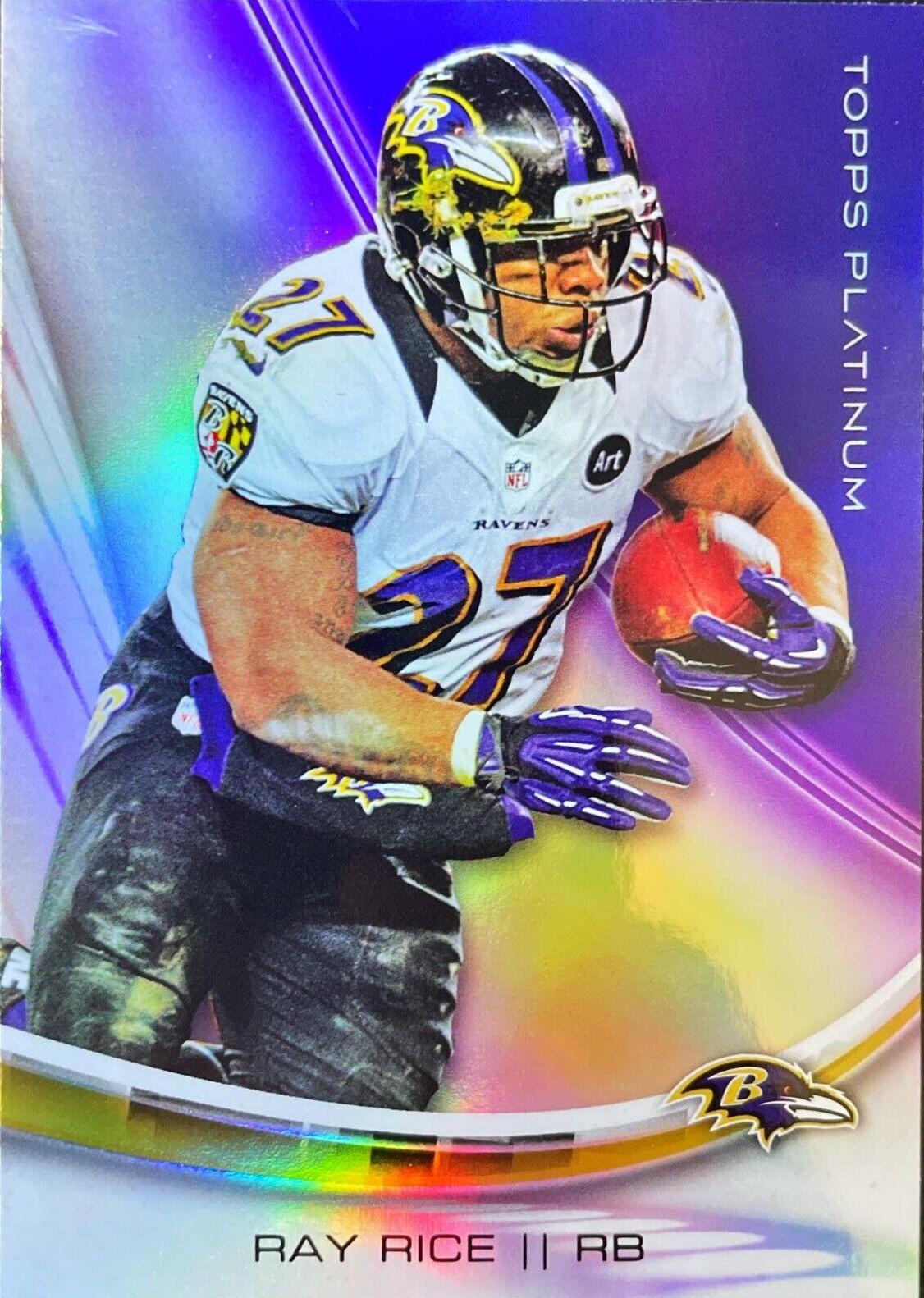 Ray Rice #11 Football Cards 2013 Topps Platinum