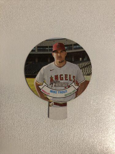 Mike Trout #2 Baseball Cards 2021 Topps Heritage 1972 Candy Lids