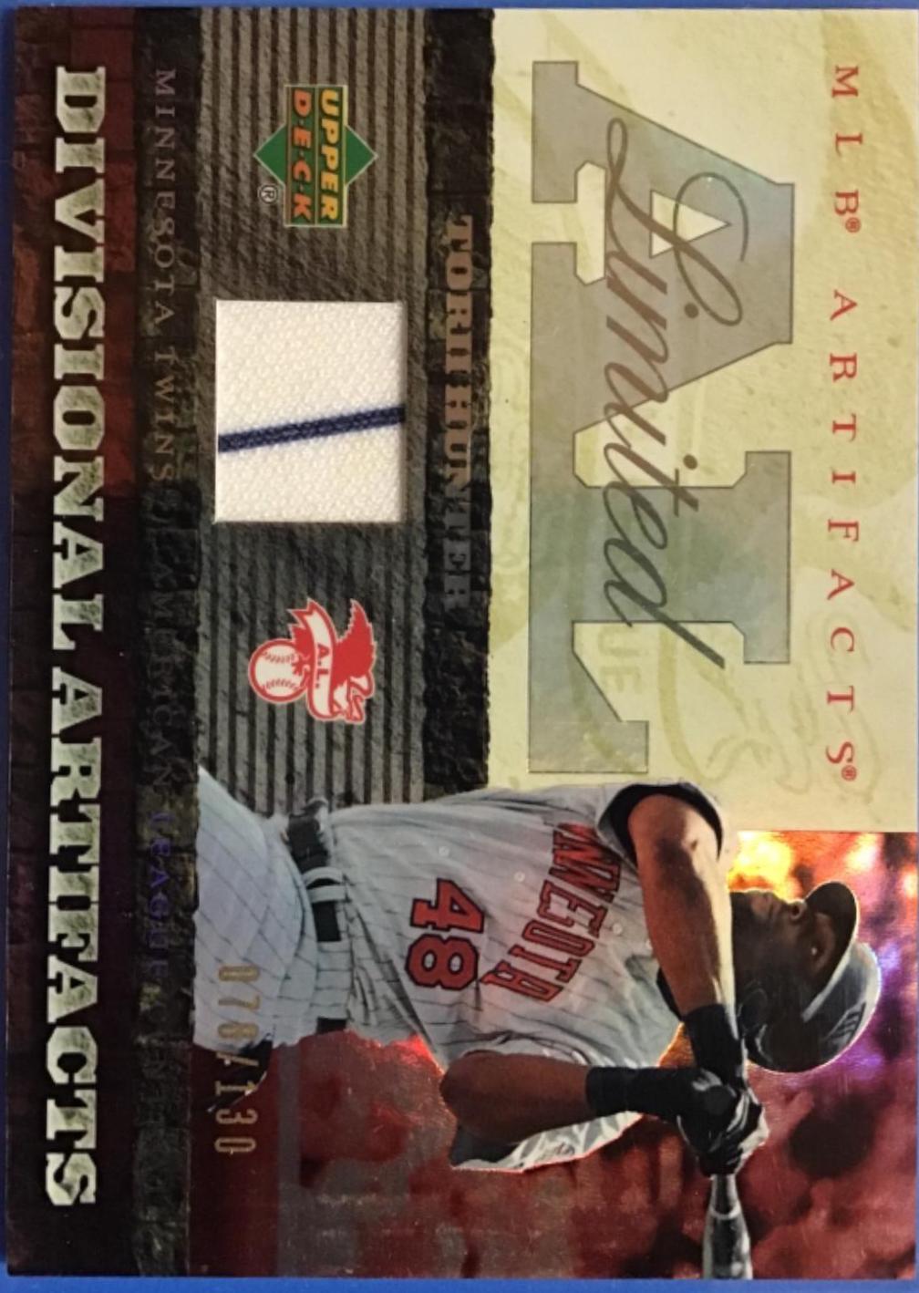 Torii hunter #da-hu Baseball Cards 2007 Upper Deck Artifacts Divisional