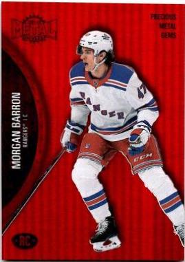 Morgan Barron #168 Hockey Cards 2021 Skybox Metal Universe
