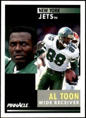 Al Toon #346 Football Cards 1991 Pinnacle