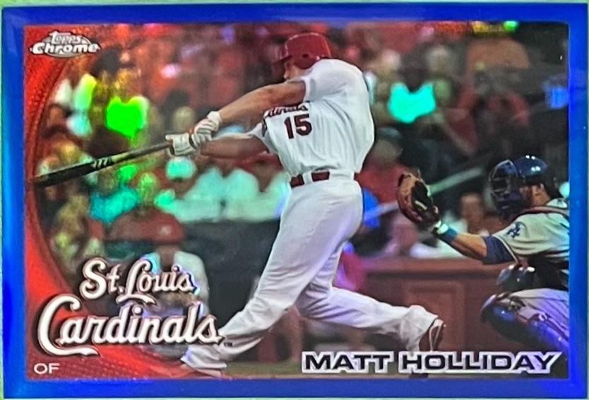 Matt Holliday [Blue Refractor] #44