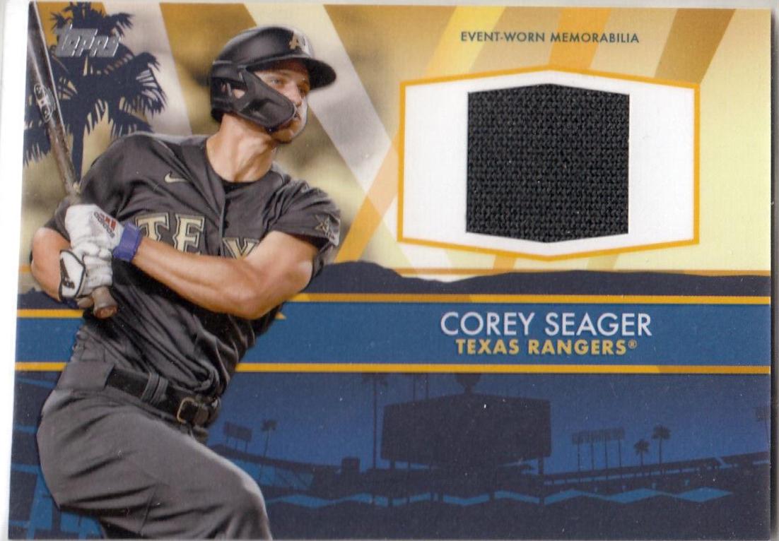 Corey Seager #ASSC-CS Baseball Cards 2022 Topps Update All Star Stitches Relics