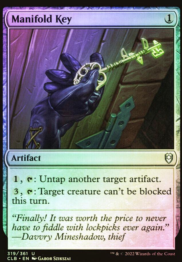 Manifold Key [Foil] (Magic Commander Legends: Battle for Baldur's Gate)