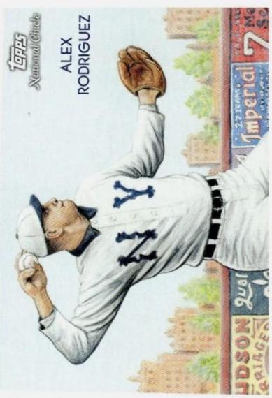Alex Rodriguez #303 2010 Topps National Chicle Baseball