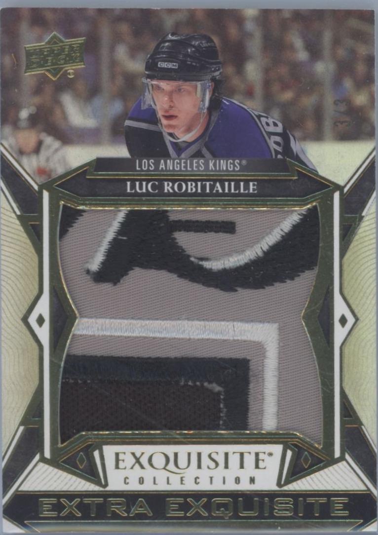 Luc Robitaille #ECE-LR 2022-23 Upper Deck Black Diamond Hockey Exquisite Collection Extra Exquisite