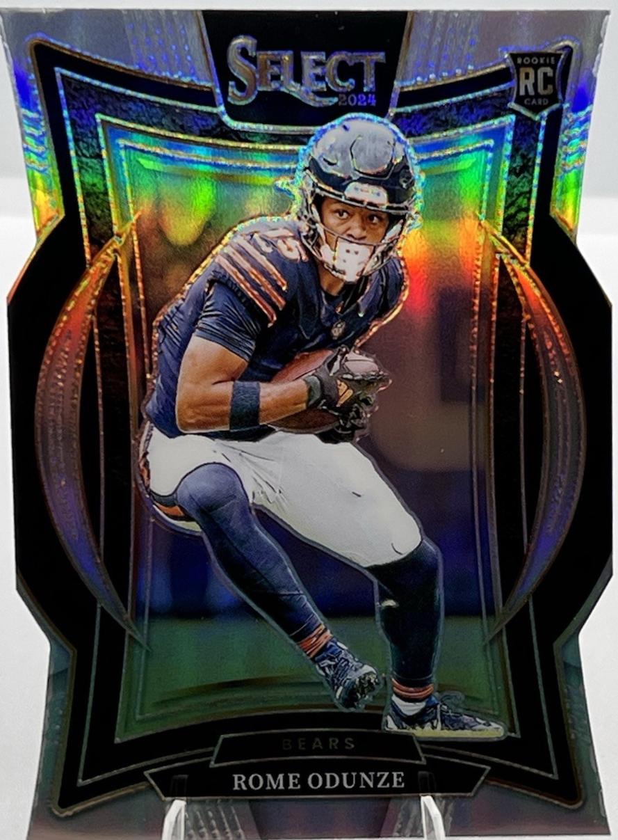 Rome Odunze [Silver Prizm Die-Cut] #3 Prices [Rookie] | 2024