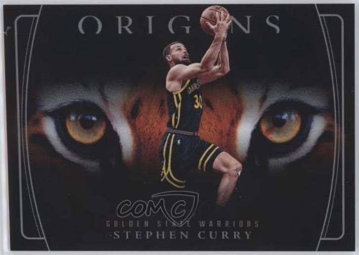 Stephen Curry #4 Basketball Cards 2024 Panini Origins Tiger Eyes