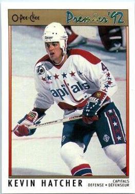 Kevin Hatcher #88 Hockey Cards 1991 O-Pee-Chee Premier
