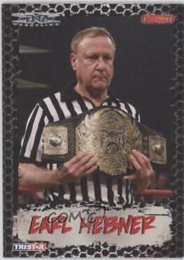 Earl Hebner #60 Wrestling Cards 2008 TriStar TNA Impact