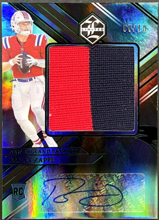 Bailey Zappe [Patch Autograph Jumbo Emerald] #182