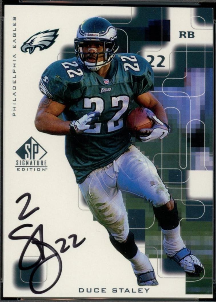 Duce Staley #ST 1999 Sp Signature Autograph Football