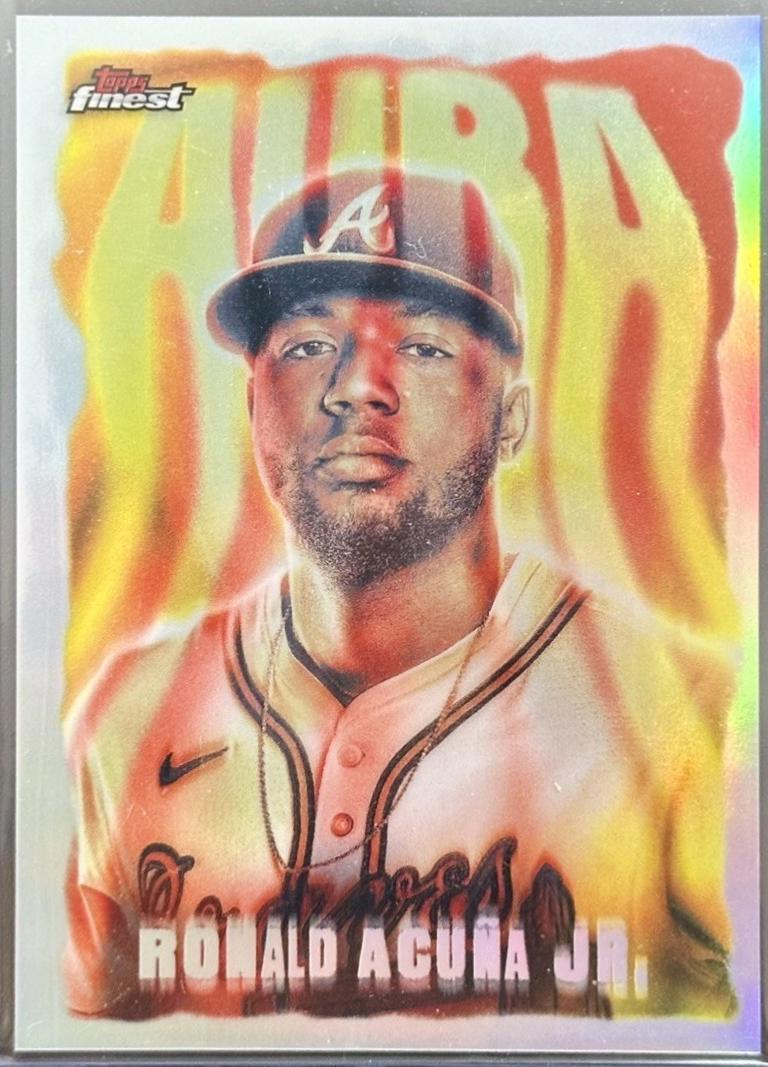 Ronald Acuna Jr. #AU-4 2026 Topps Finest Aura Baseball