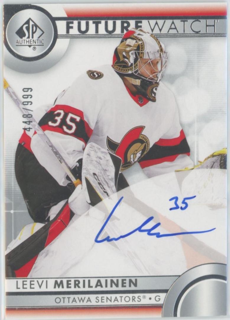 Leevi Merilainen #138 2023 Sp Authentic Hockey