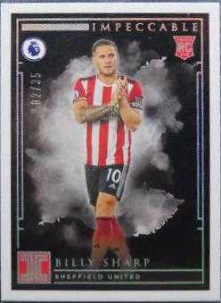 Billy Sharp #69 2019 Panini Impeccable Premier League