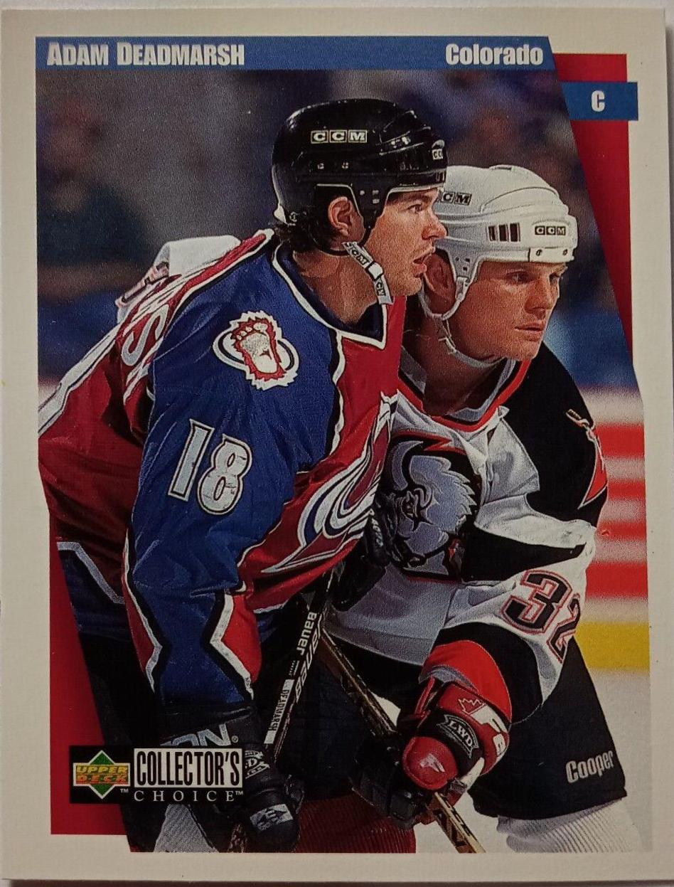 Adam Deadmarsh #57 Hockey Cards 1997 Collector's Choice
