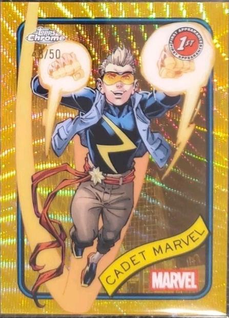 Cadet Marvel Gold Wave Refractor