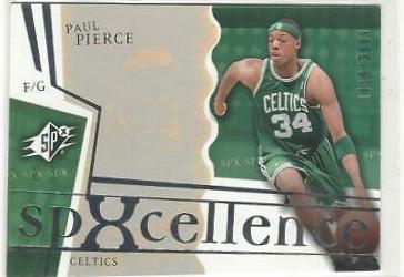 Paul Pierce #99 Basketball Cards 2003 Spx