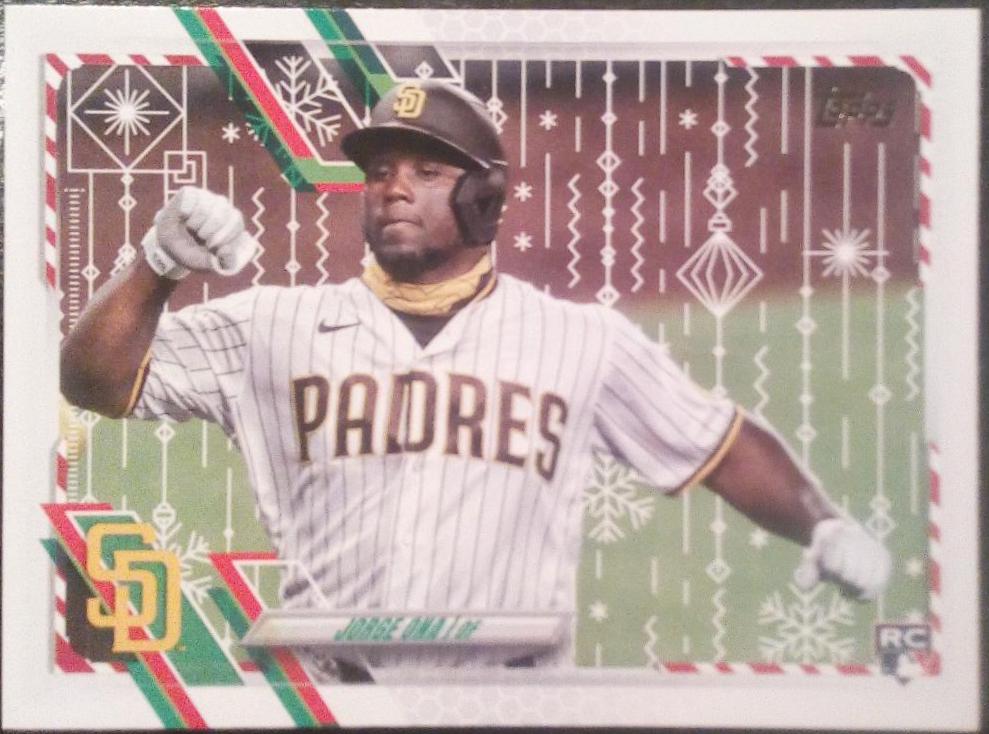 Jorge Ona #HW109 Baseball Cards 2021 Topps Holiday Mega Box