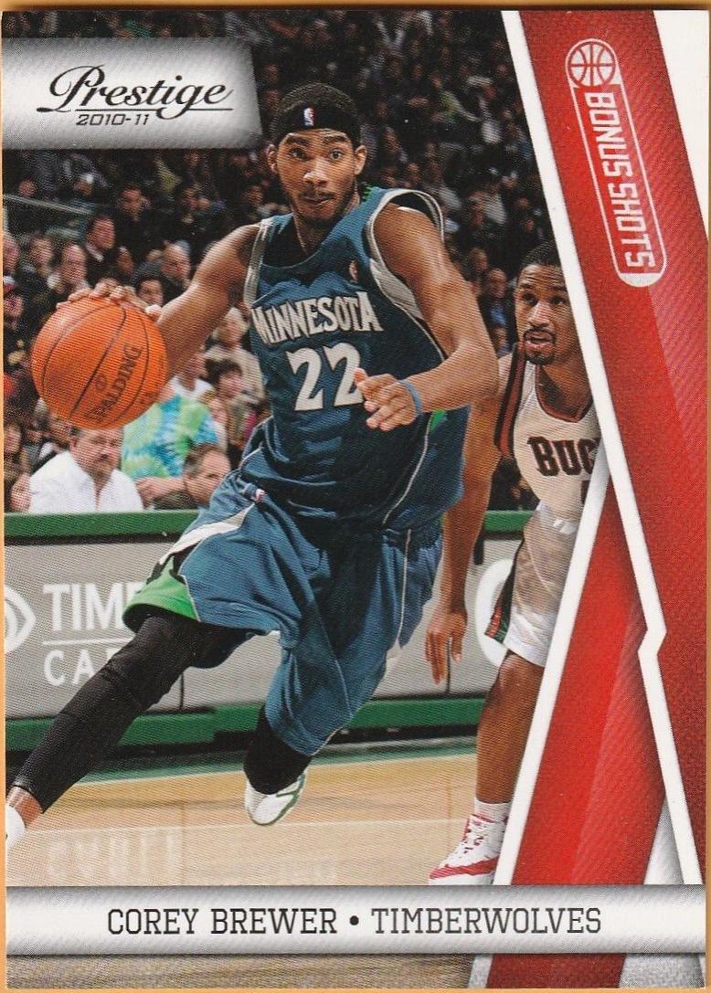 Corey Brewer #66 Basketball Cards 2010 Panini Prestige
