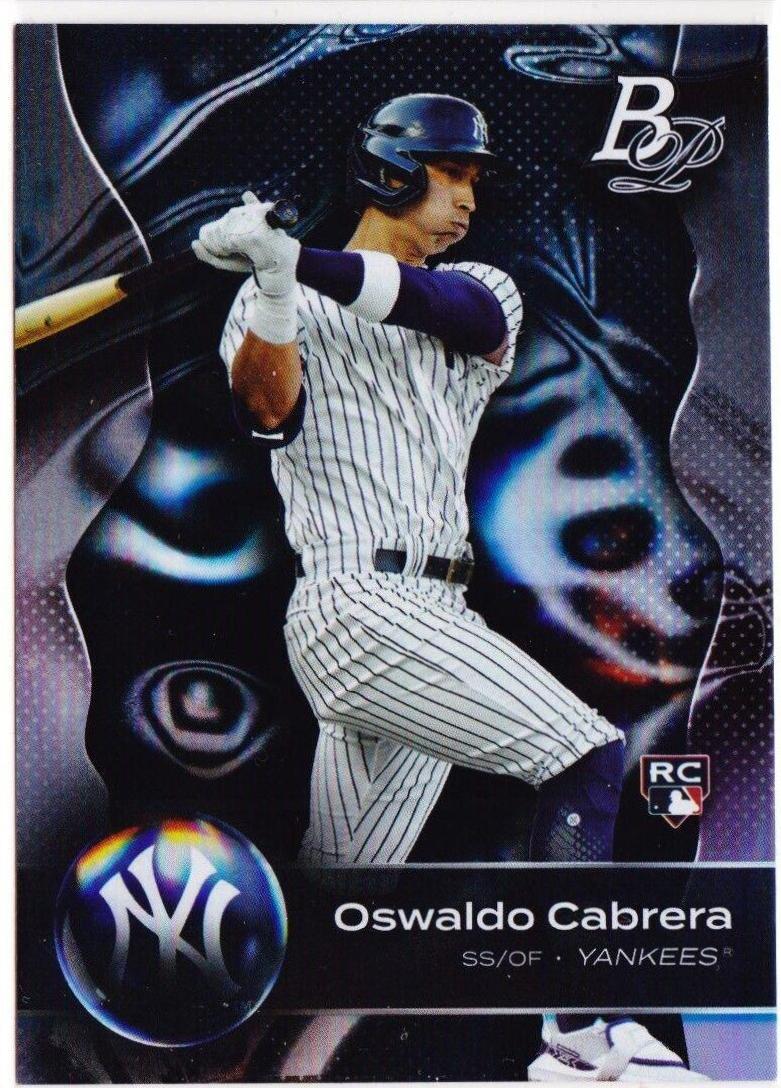 Oswaldo Cabrera #41 Baseball Cards 2023 Bowman Platinum