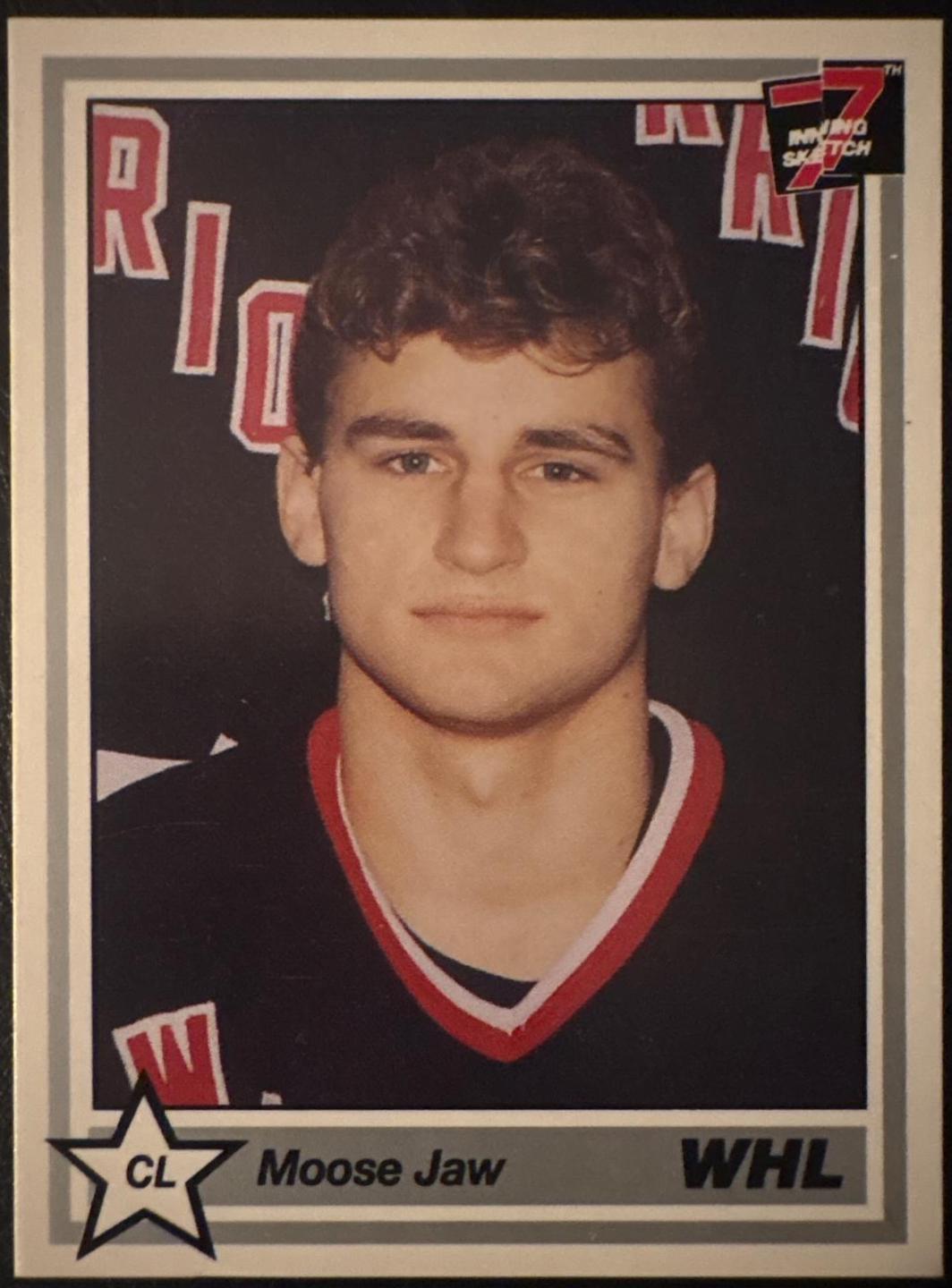 Moosejaw Warriors #335 1990 7th Inning Sketch Whl Hockey