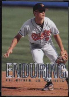 Defensive Prowess #14 Baseball Cards 1995 Flair Ripken Jr. Enduring