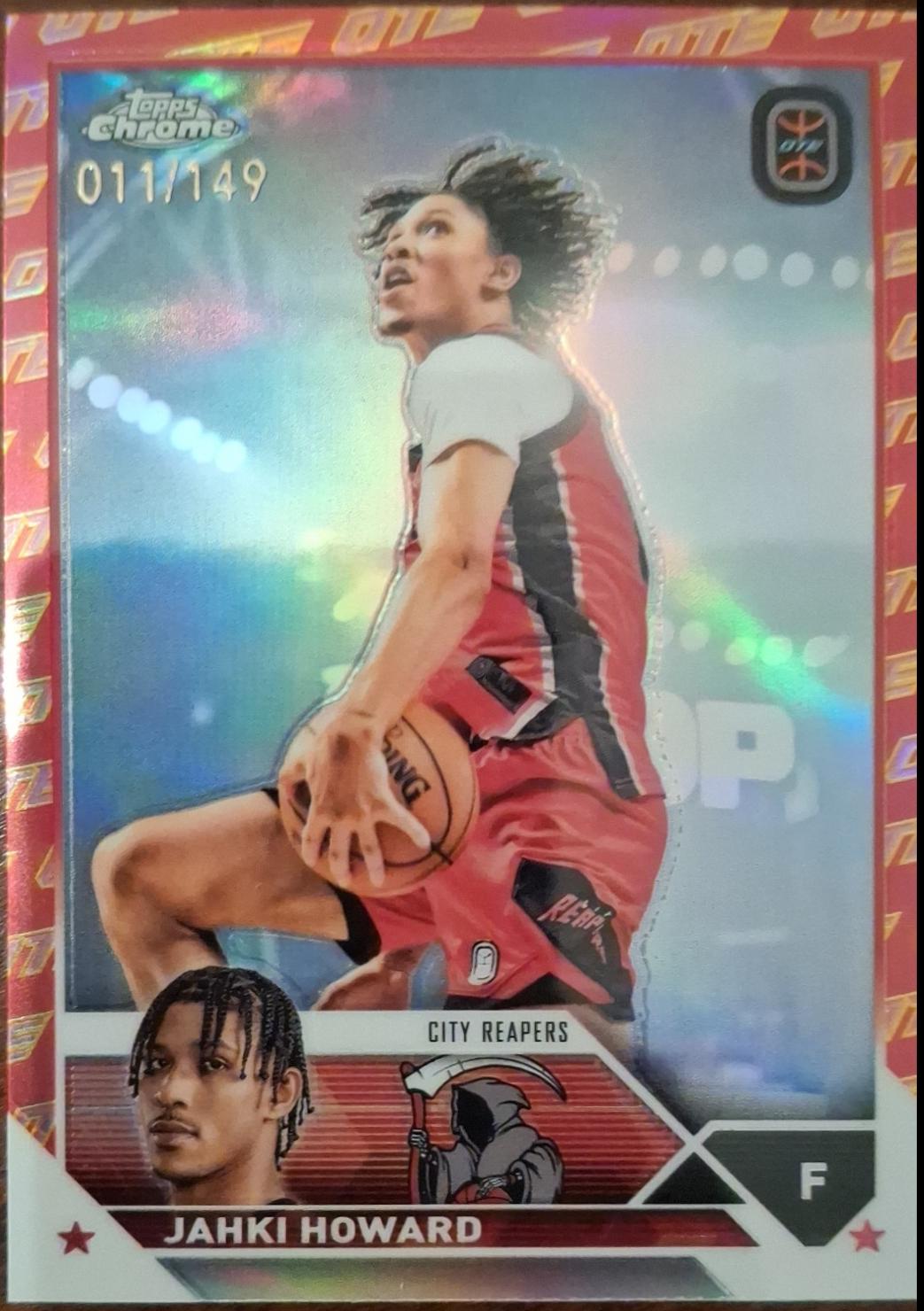 Jahki Howard #67 2023 Topps Chrome Overtime Elite Basketball