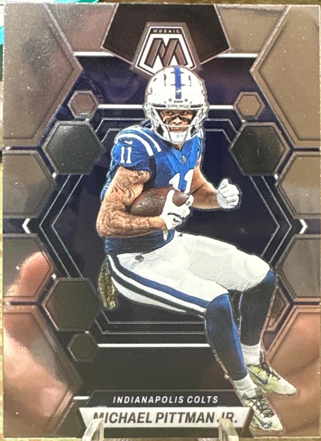 Michael Pittman Jr. #95 Football Cards 2023 Panini Mosaic