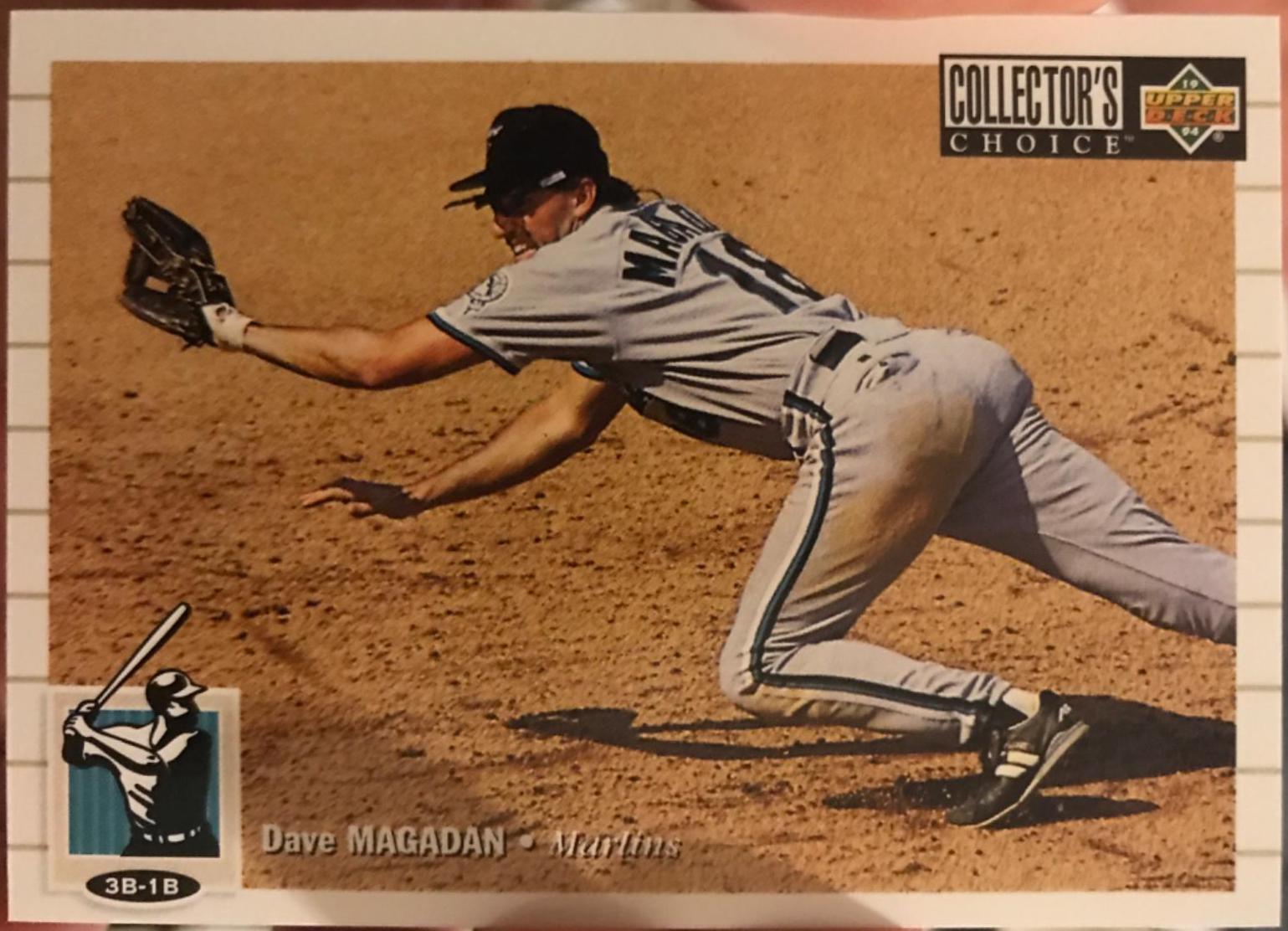 Dave Magadan #367 Baseball Cards 1994 Collector's Choice
