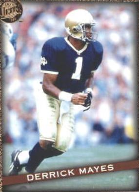 Derrick Mayes #21 Football Cards 1996 Ultra Rookies