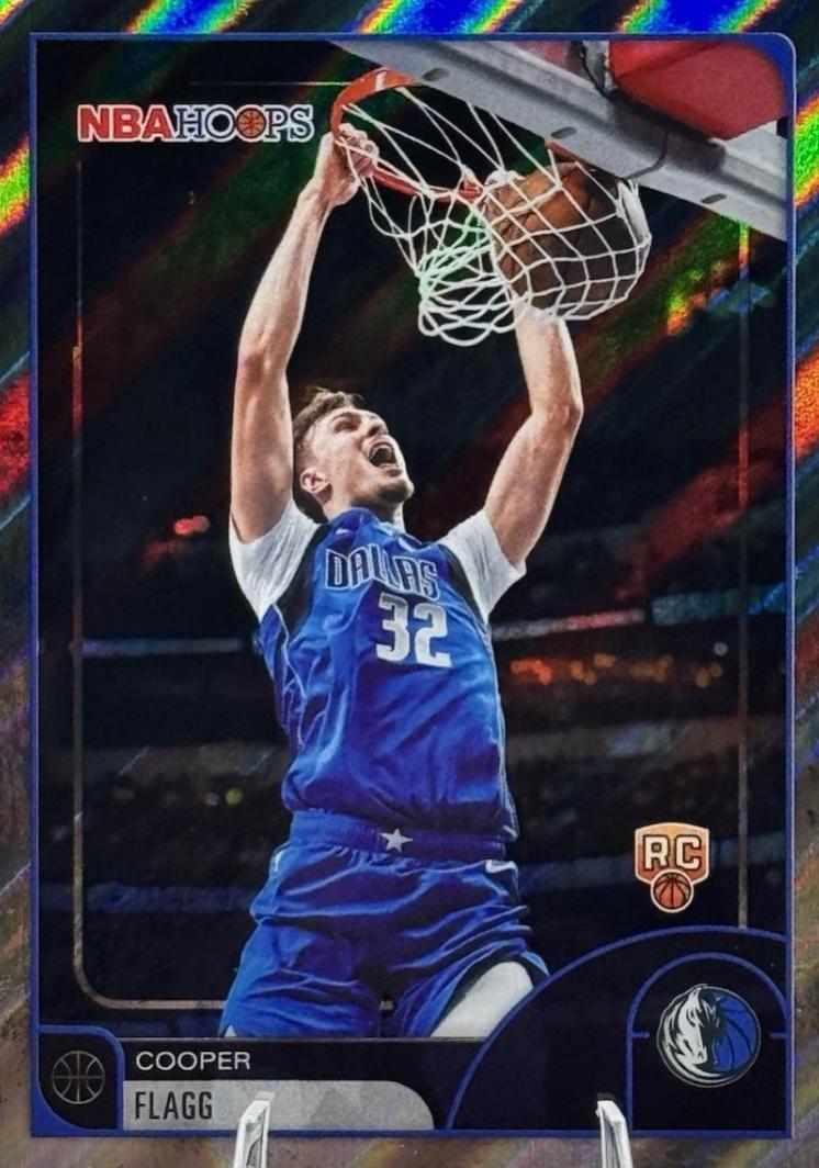 2025 Topps NBA Hoops Cooper Flagg [Light Burst] #35 card