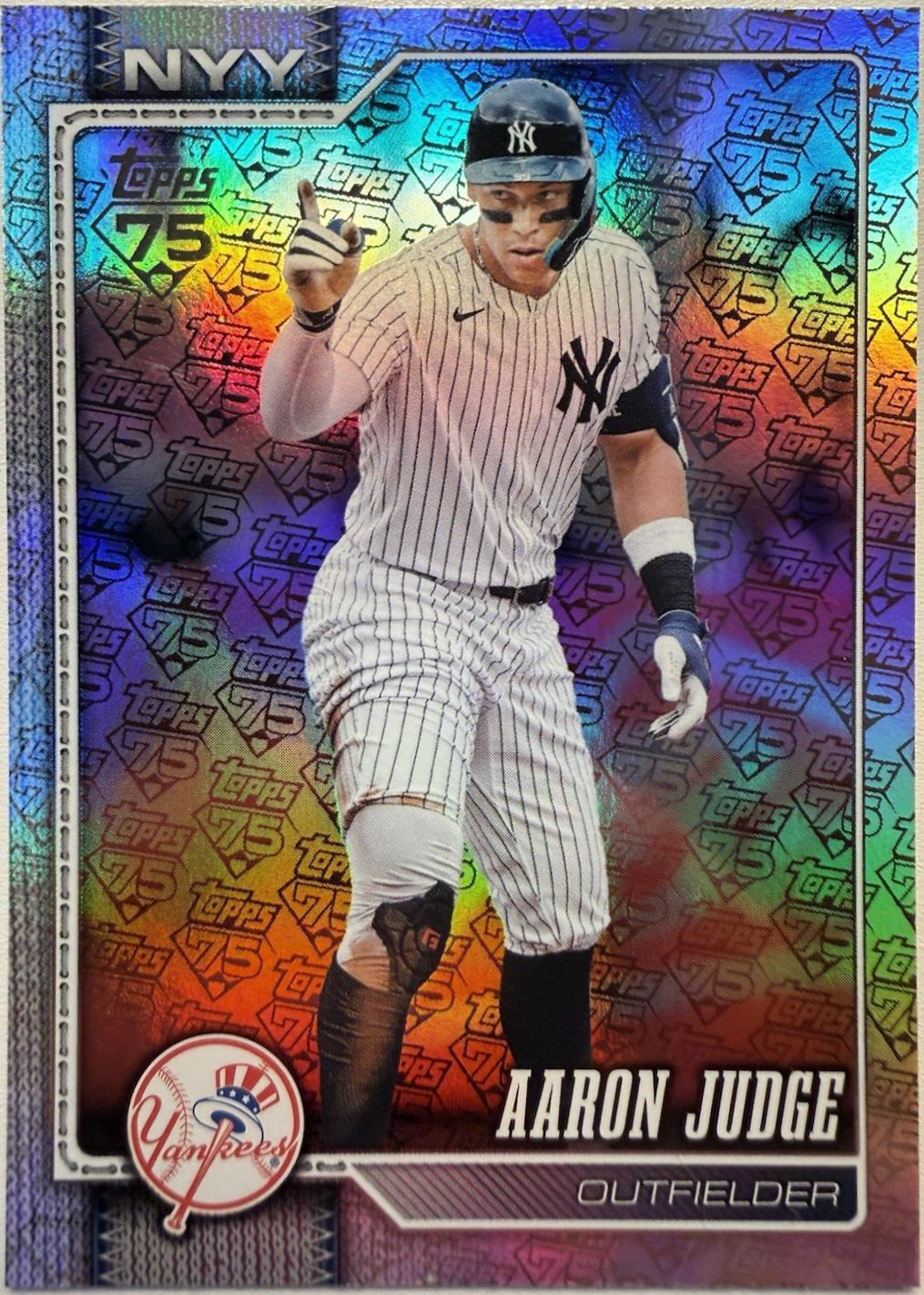 Aaron Judge [75 Years] #1 Prices | 2026 Topps | Baseball Cards