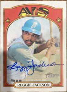 Reggie Jackson Real One Autographs