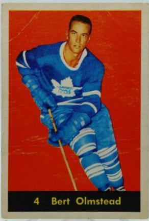 Bert Olmstead #4 Hockey Cards 1960 Parkhurst