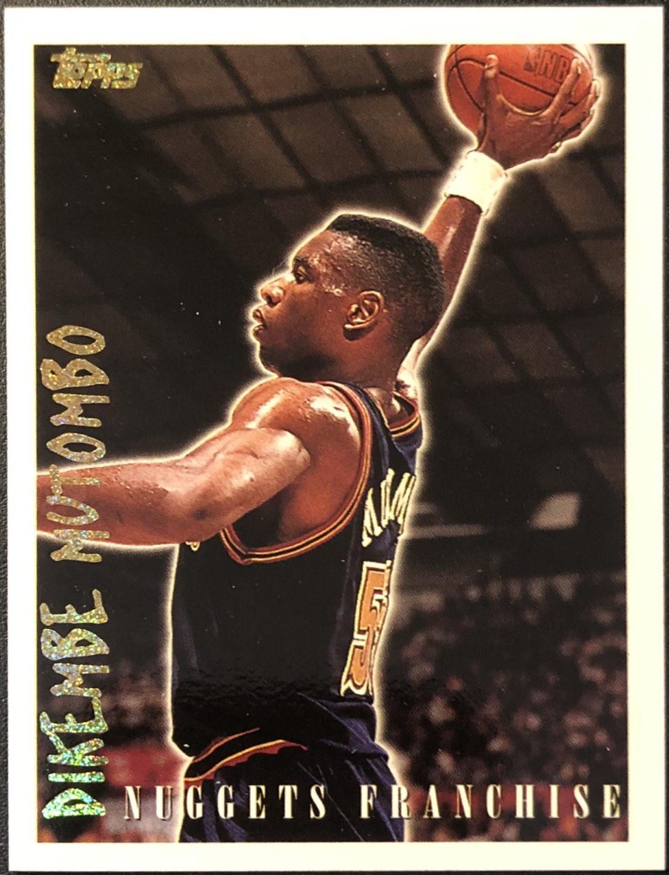 Dikembe Mutombo #5 Basketball Cards 1994 Topps Franchise Future