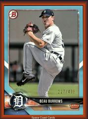 Beau Burrows [Sky Blue] #BD-26 Baseball Cards 2018 Bowman Draft Prices