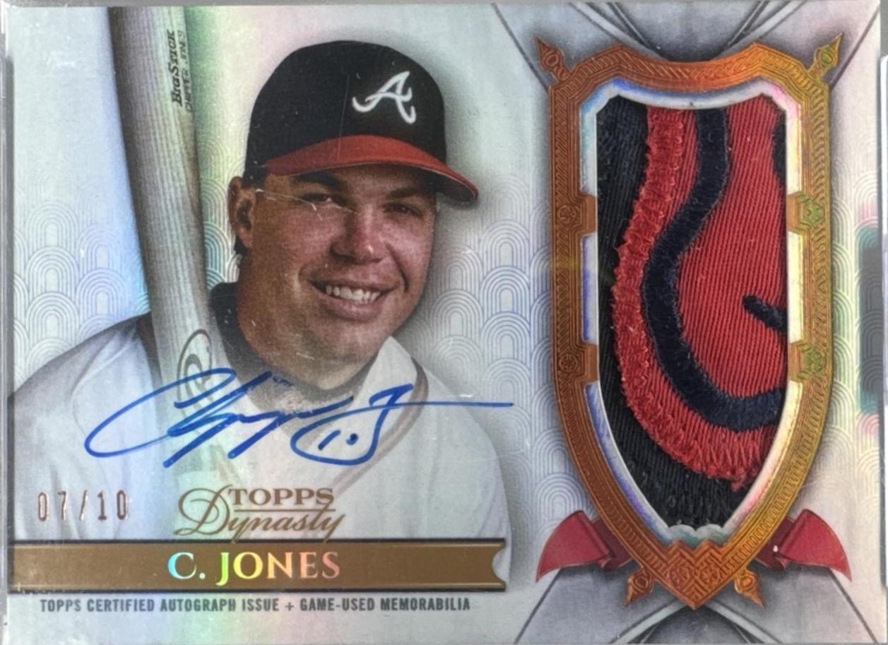 Chipper Jones #DAP-CJ2 2024 Topps Dynasty Baseball