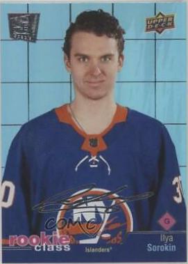Ilya Sorokin #RC-32 Hockey Cards 2020 Upper Deck Rookie Class Se
