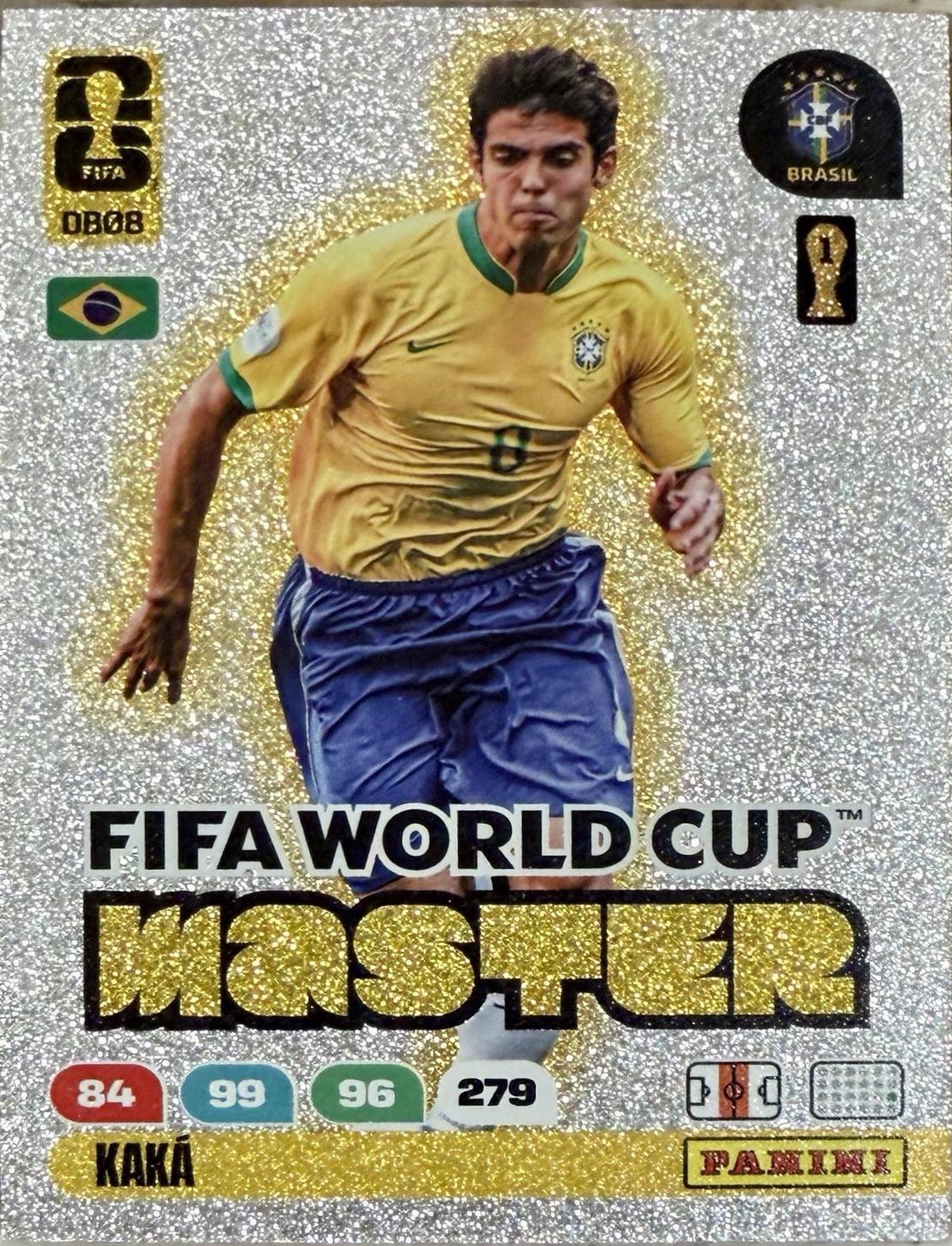 2026 Panini Adrenalyn XL FIFA World Cup Master Kaka #DB08 card